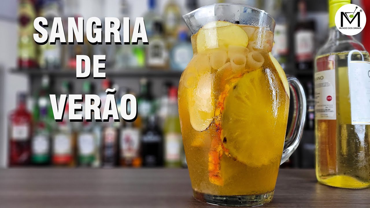 COMO FAZER SANGRIA DE VERÃO! 🍹🍹🍹🍹🍹🍹