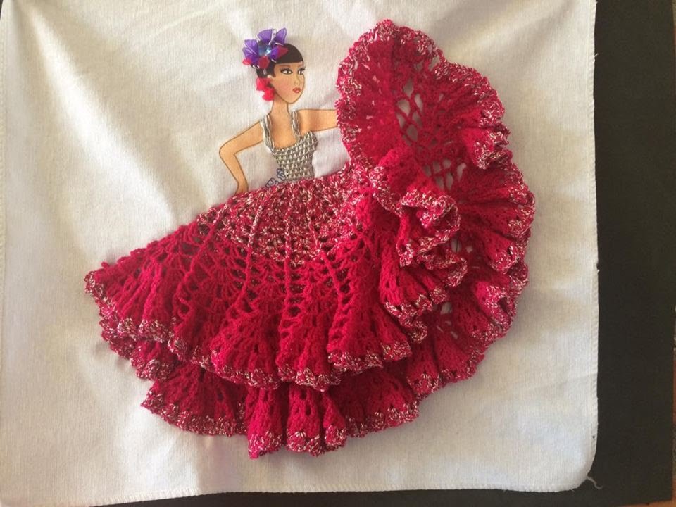 FALDA XV FLAMENCA PARTE 1  SERVILLETA