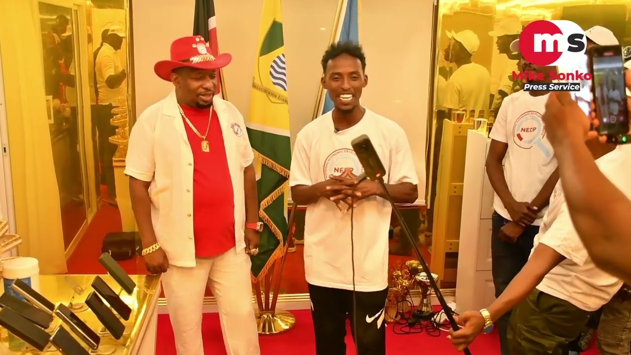 Mike Sonko officially hosts digital influencers who joined National Economic Development Party -NEDP