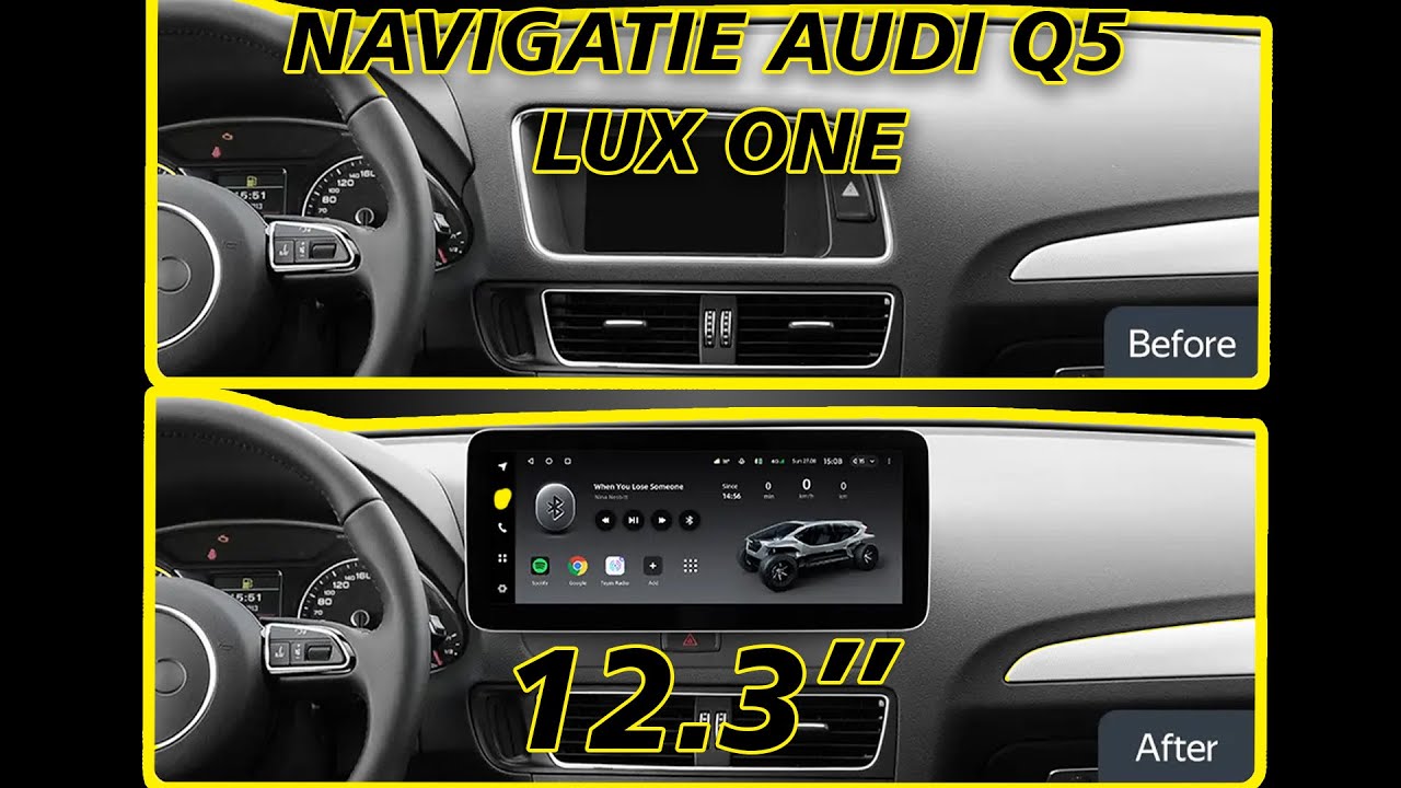 Cum Se Monteaza O Navigatie TEYES Lux One Pe AUDI Q5 8R!