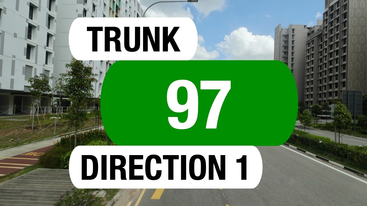 Tower Transit Trunk 97 (Direction 1) | Bus Service Route Visual