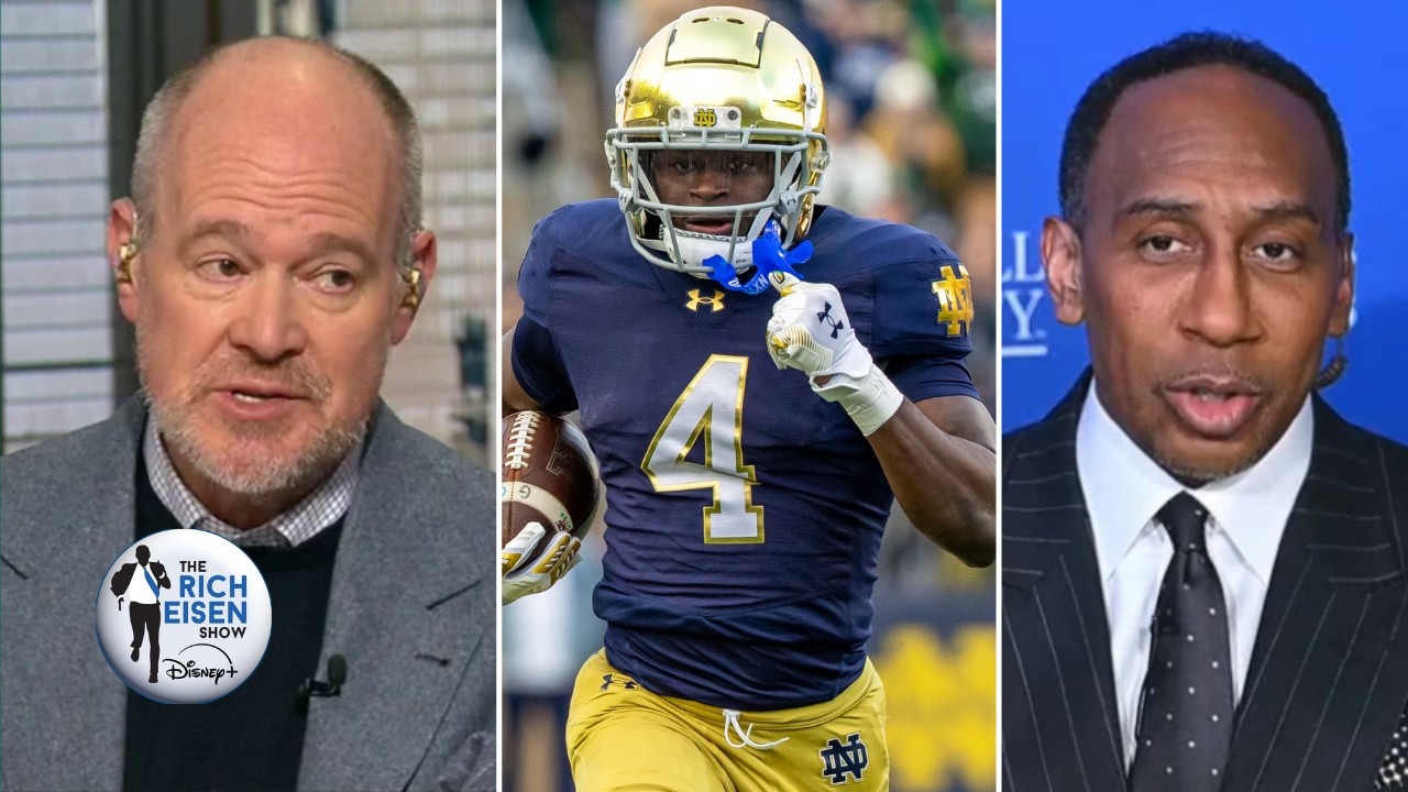 Rams are going to trade up to pick Jeremiyah Love at NFL Draft - Rich Eisen tells Stephen A. Smith