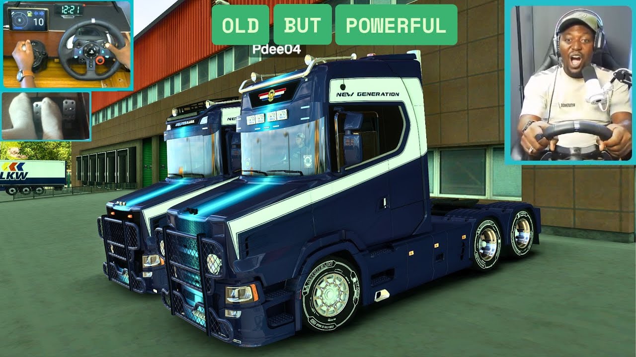 Old Scania Truck Garlic Delivery – Full Drive to Liverpool 🚛🧄