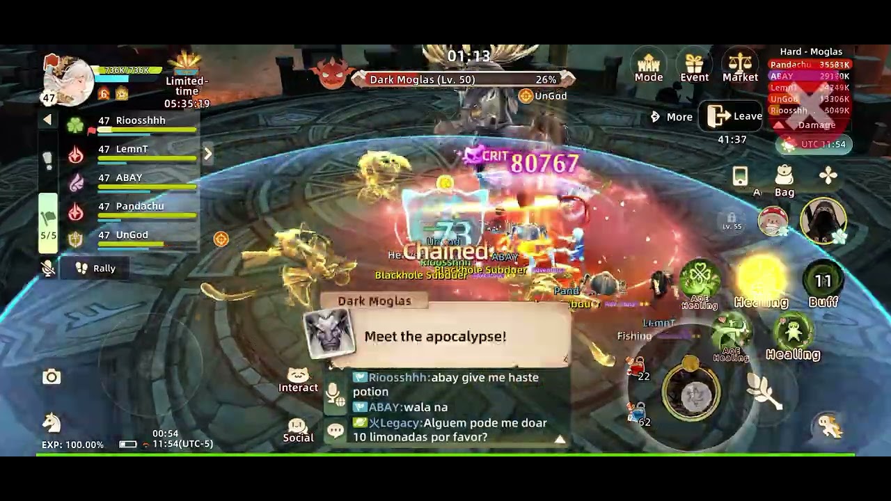Tree of Savior NEO - Demon trial DARK MOGLAS CBT 1ST CLEAR ( LOTUS Order )