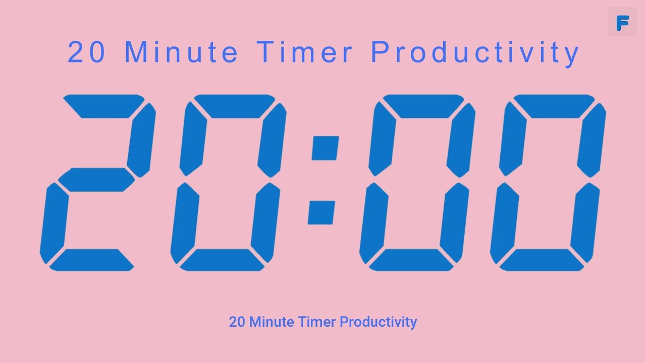 20 Minute Timer Productivity