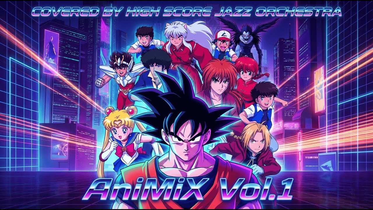 Nostalgic Anime Openings but it's Jazz Hop (Study & Relax) - AniMiX 1