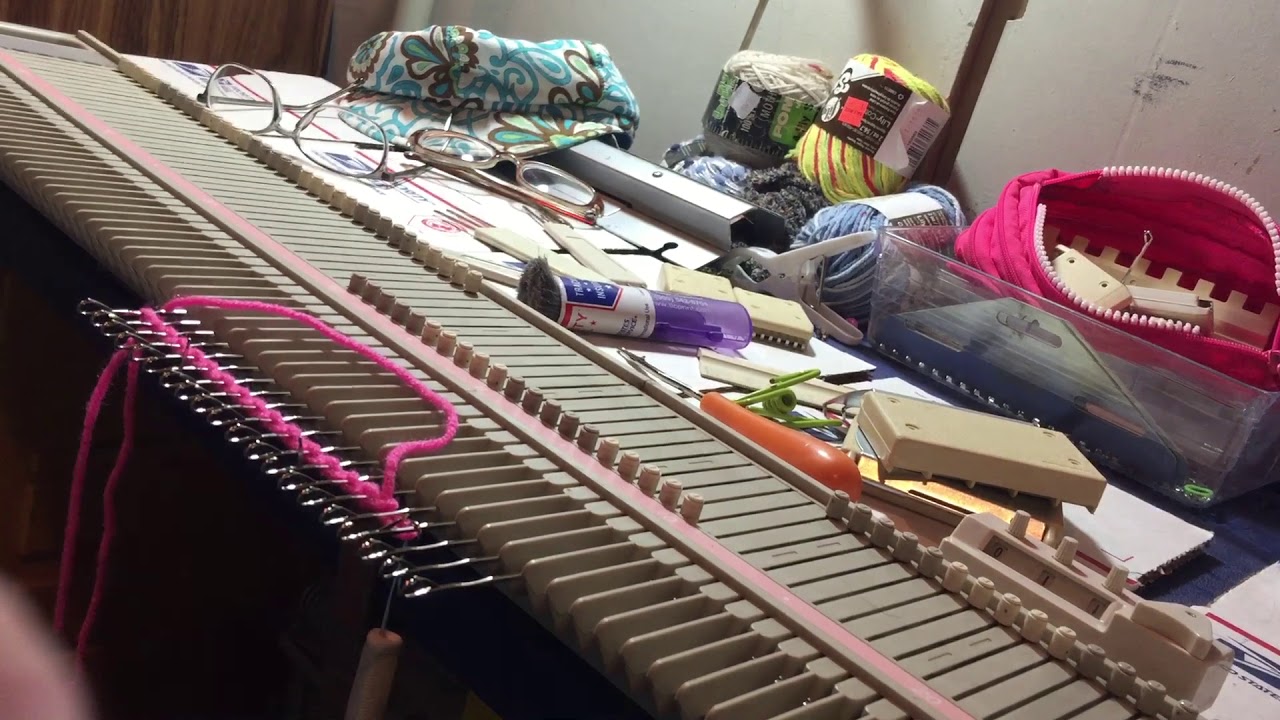 Knitting Machine Cast Ons - eWrap and Crochet  lk100 lk150 kx350 or any Machine