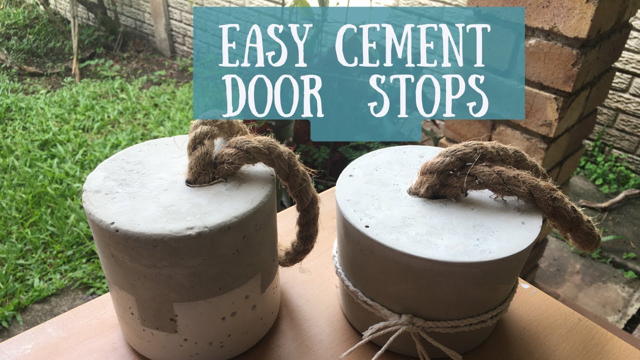 Easy Cement Door Stop |DIY Yolande