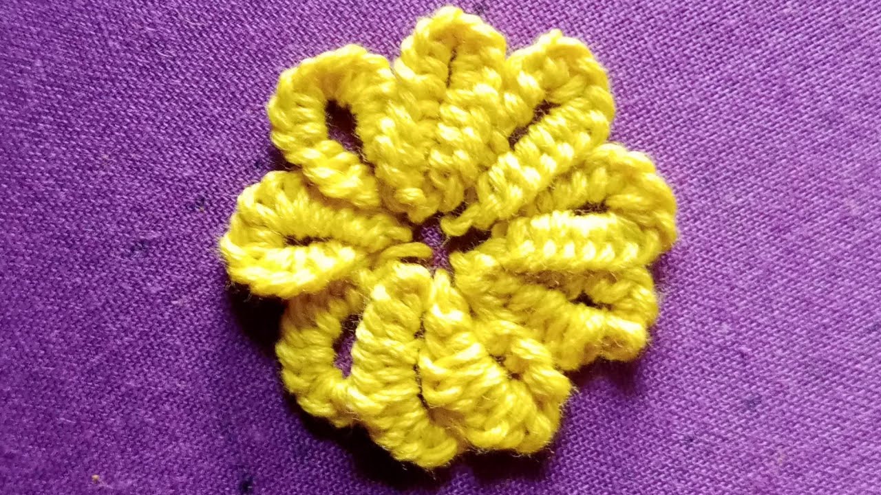 Very easy & simple embroidery flower / Fantasy flower embroidery tutorial For beginners!! 