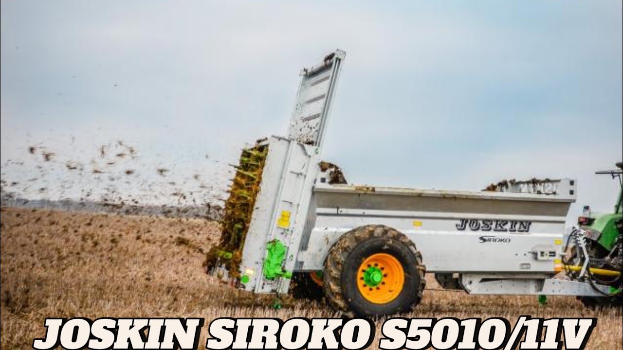 Pokaz pracy rozrzutnika JOSKIN Siroko 5010/11V ROLMECH