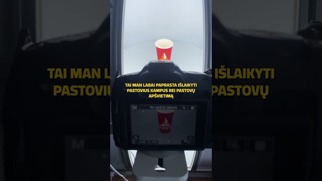 Kaip fotografuoti produktus su automatine fotostudija Orbitvu?