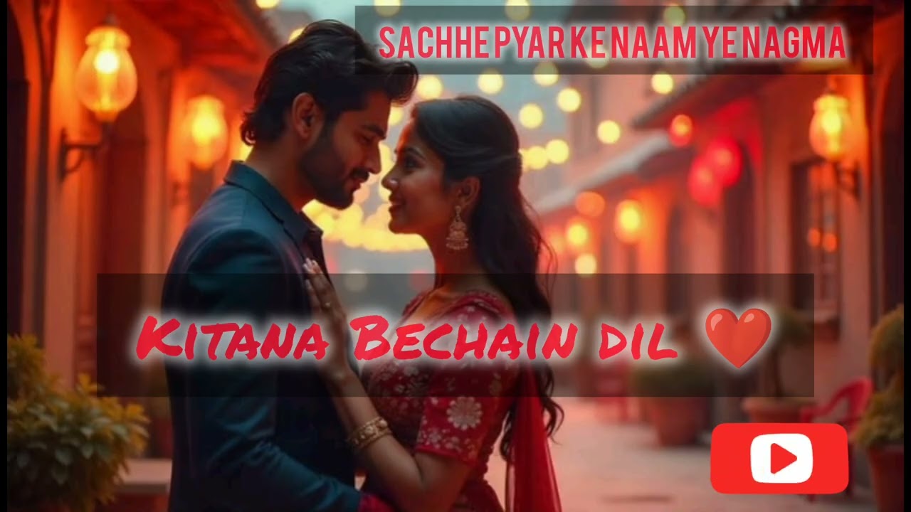 Kitna Bechain Dil ❤️ 90s Bollywood Romantic Song | Old Hindi Love Song | Nostalgic Melod