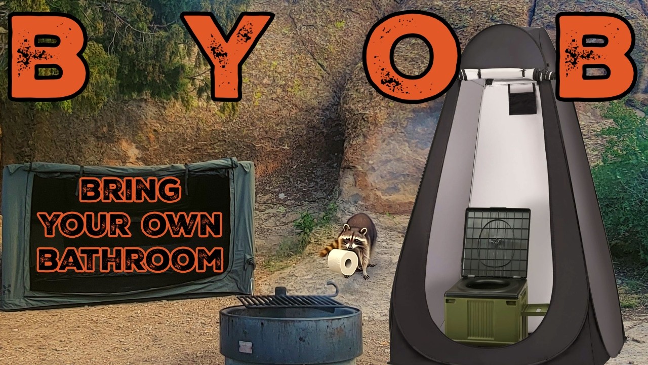 Set Up a Portable Bathroom in Minutes for Wilderness Camping