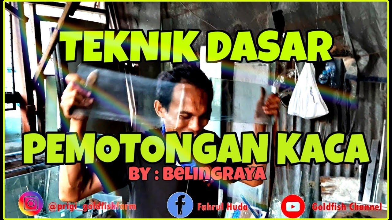 Teknik dasar pemotongan kaca