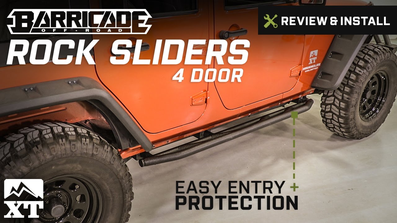 Jeep Wrangler Barricade Rock Sliders (2007-2017 JK 4 Door) Review & Install
