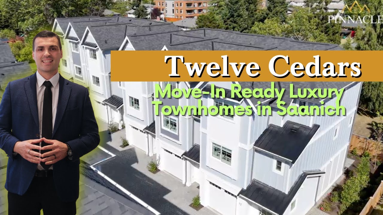 Move-In Ready Luxury Townhomes in Saanich | Twelve Cedars by Seba Construction