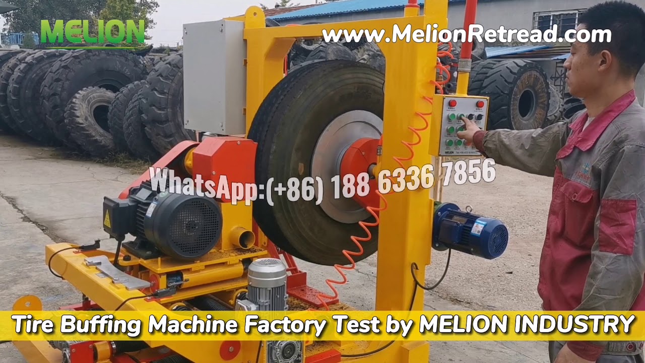 Tire Buffing Machine - How to Buff Old Tyre Tread | MELION INDUSTRY
