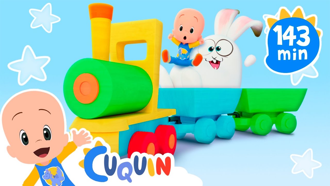 GRANDE Y PEQUEÑO | Aprende con el Tren de colores de Cuquín | Vídeos educativos para niños