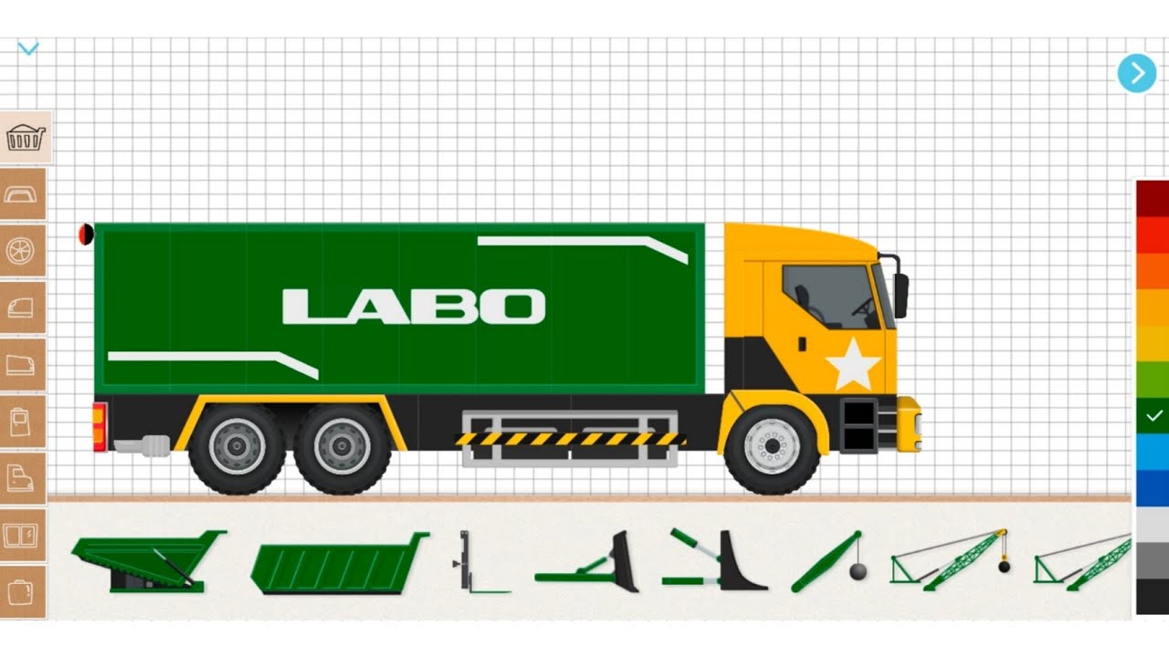 Labo Construction Truck | Trailer Truck #labotruck
