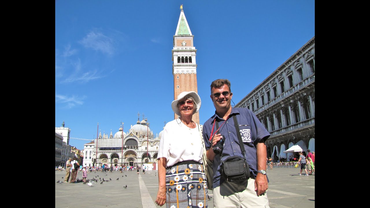 PIAZZA SAN MARCO - St MARK'S SQUARE, St MARK'S BASILICA and THE CAMPANILE, VENICE