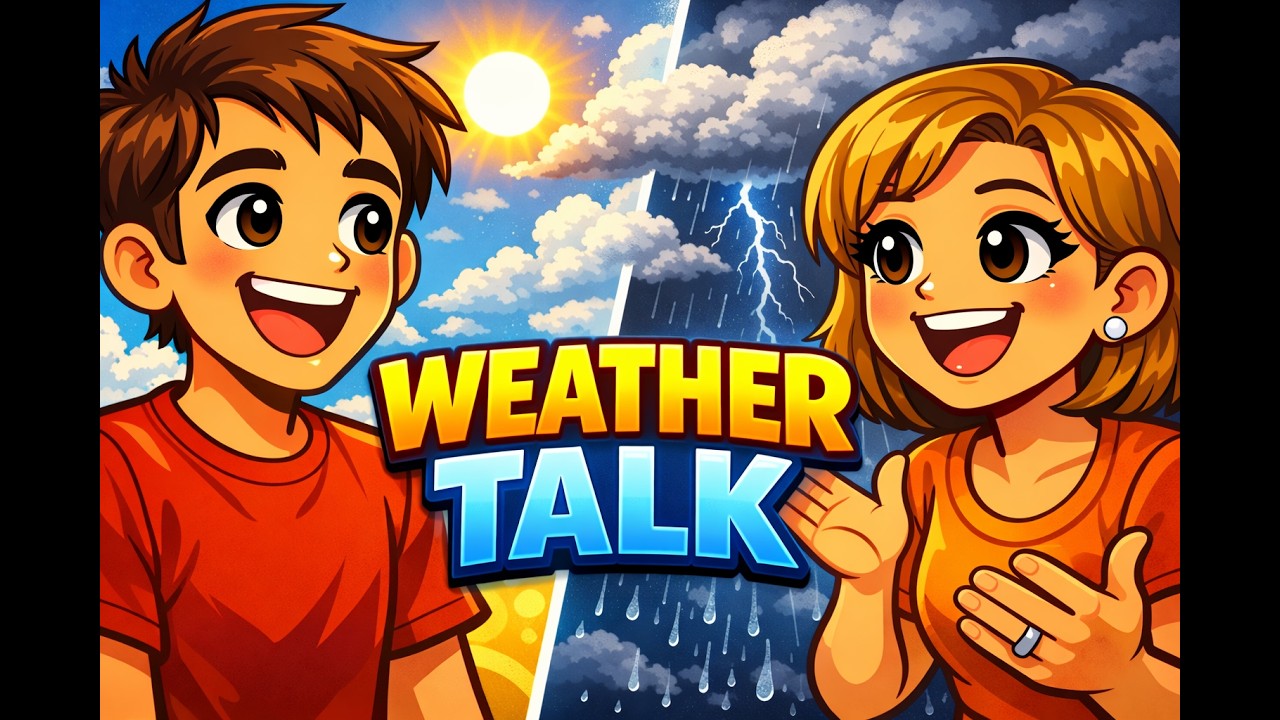 Talking About the Weather 🌦️ | Slow English Conversation | Easy Listening Practice