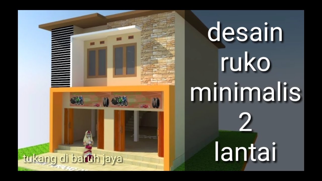 Ruko minimalis 2 lantai
