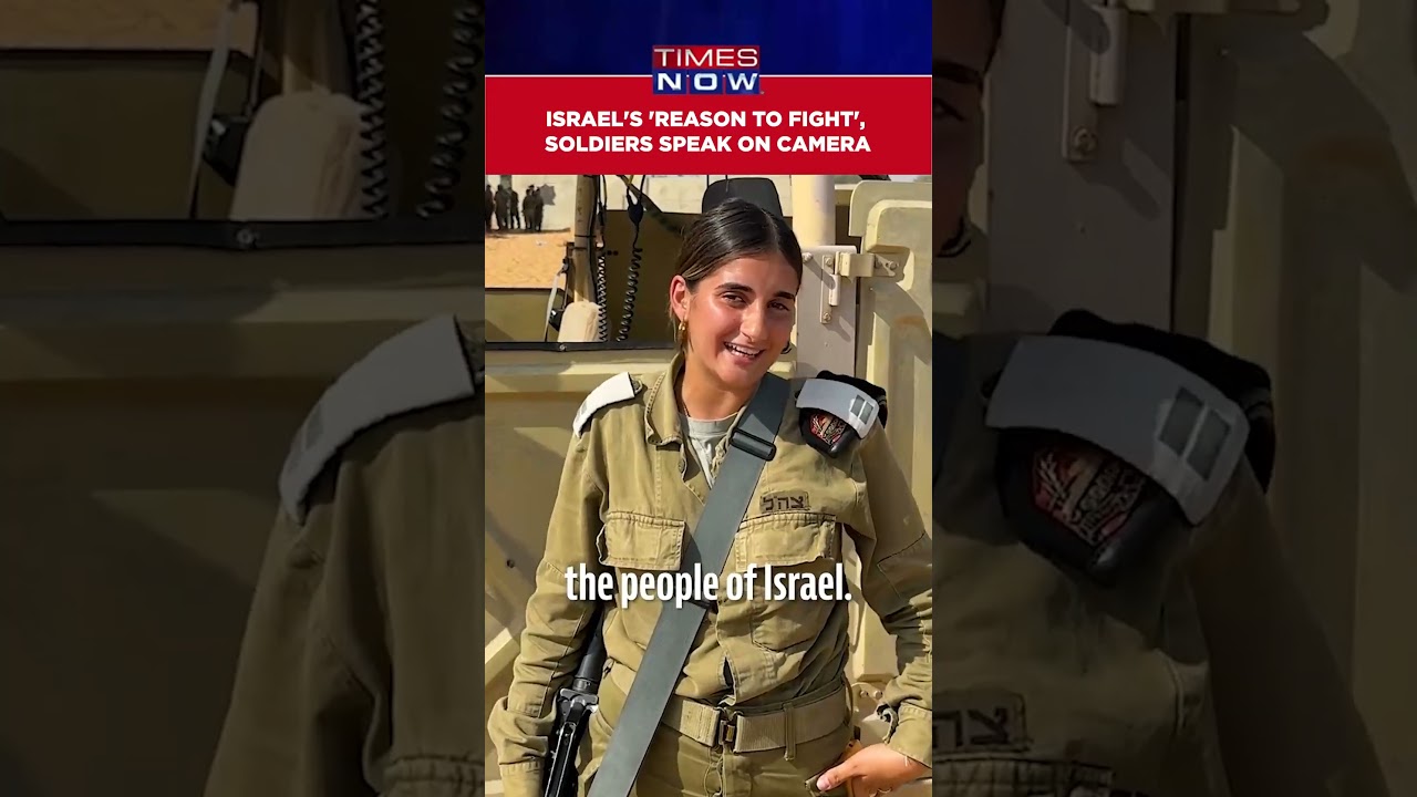 Israeli Soldiers Reveal Their 'Reason To Fight' The Gaza War, Speak On Camera #shorts