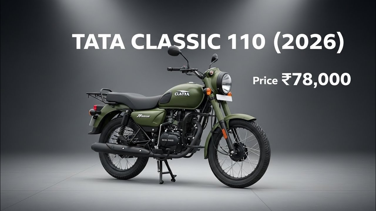 Tata Classic 110 First Look &ndash; India&rsquo;s Most Affordable 110cc Bike 2026