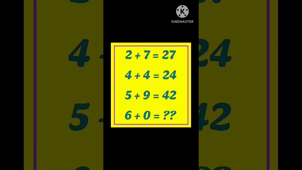 mathematics puzzle #puzzle #trending #maths #popular  #mathslove #braintest #shorts #youtubeshorts