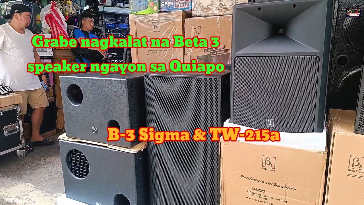  grabe nagkalat na ang Beta 3 speaker sa Quiapo 