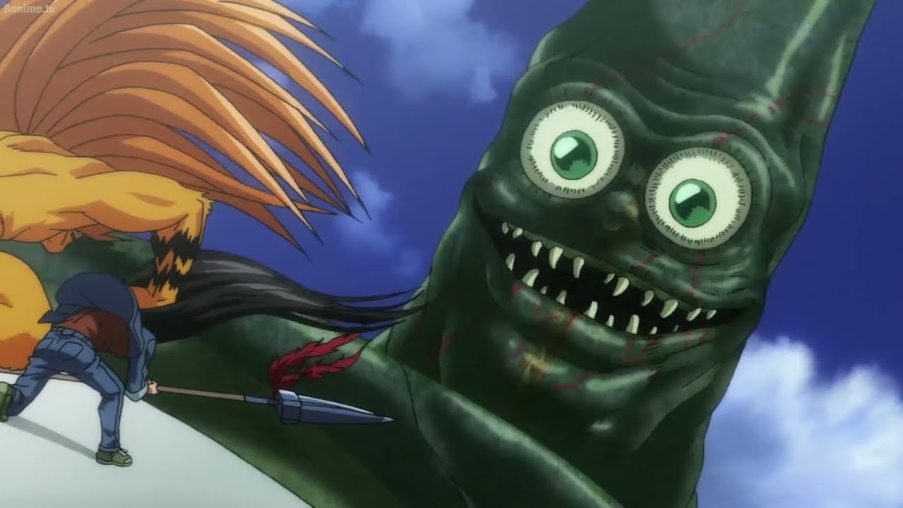 Ushio to Tora [ うしおととら ] うしおととらが空の怪物と戦う  Ushio and Tora fight sky monsters