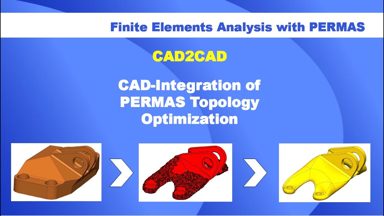 FE Solver PERMAS - CAD Integration in Topology Optimization