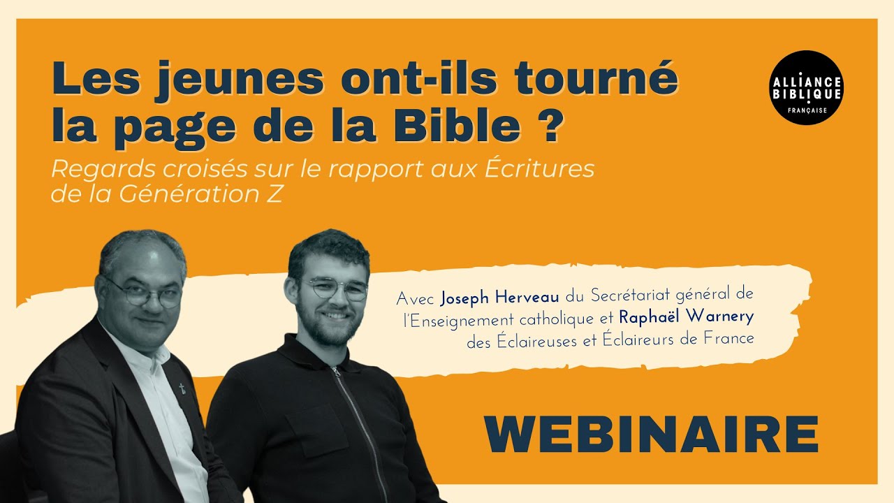 WEBINAIRE | Les jeunes ont-ils tourné la page de la Bible ?
