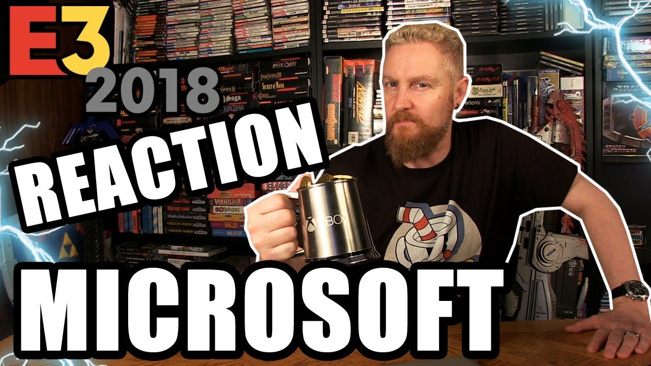 MICROSOFT 2018 CONFERENCE REACTION - Happy Console Gamer