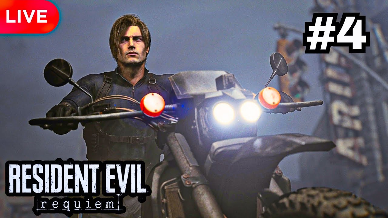 Resident Evil Requiem 1st Playthrough Part 4 Finale Leon Is Live
