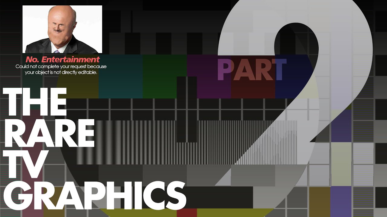 The Rare TV Graphics - Part 2.