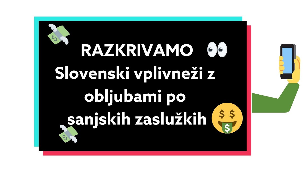 Razkrivamo: Slovenski vplivneži o tem, kako do sanjskih zaslužkov