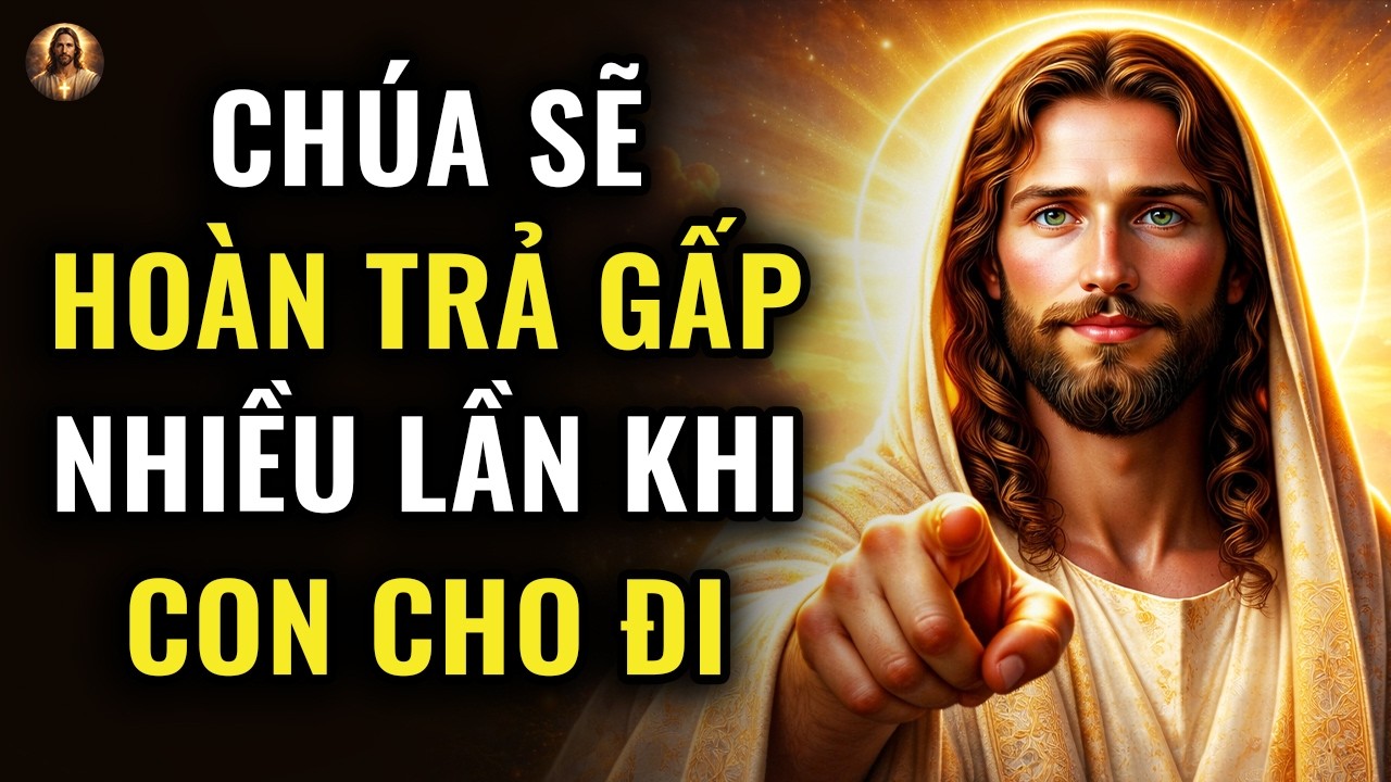 🔴 NHỮNG GÌ CON CHO ĐI TA SẼ HOÀN TRẢ GẤP NHIỀU LẦN | LỜI CHÚA HÔM NAY