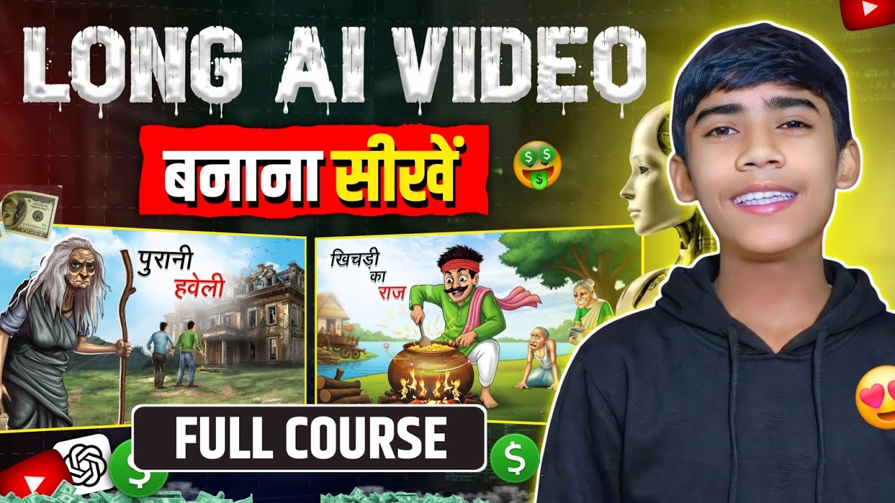 Long AI Video Kaise Banaye (Full Course 2025)✅ Ai video kaise banaye | Ai se full video kaise banaye