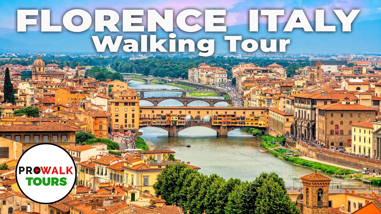 Florence, Italy Walking Tour - NEW - 4K with Captions: Prowalk Tours