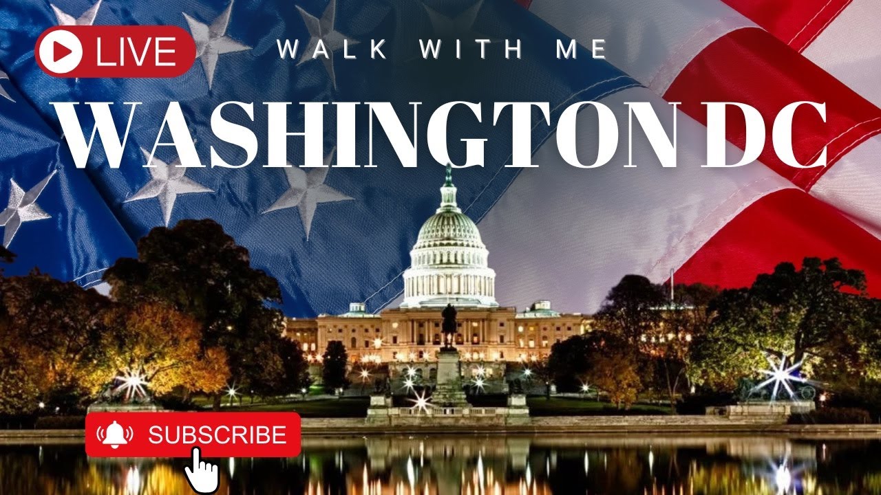 SUNDAY Night  LIVE | The heart of the Capital | Jan 18/26 #washingtondc #USA #walking