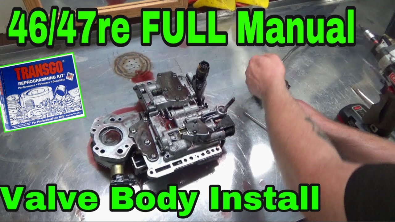 TransGo TFOD-3 46re/47re Full Manual Valve Body kit INSTALL & Test DRIVE