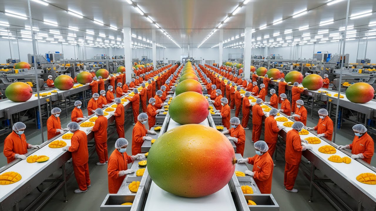 Inside a Modern Mango Factory: From Farm to Packaging (Full Process)