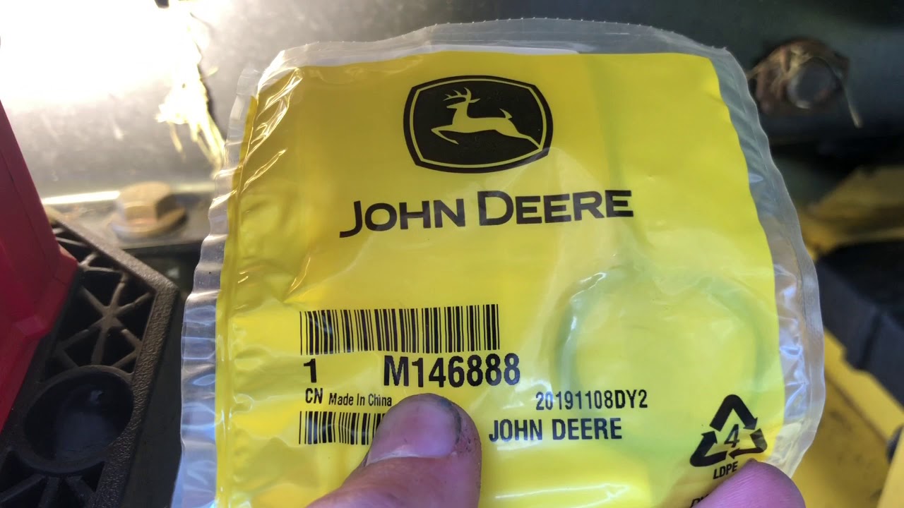 John Deere 425 445 455 right side transaxle leak