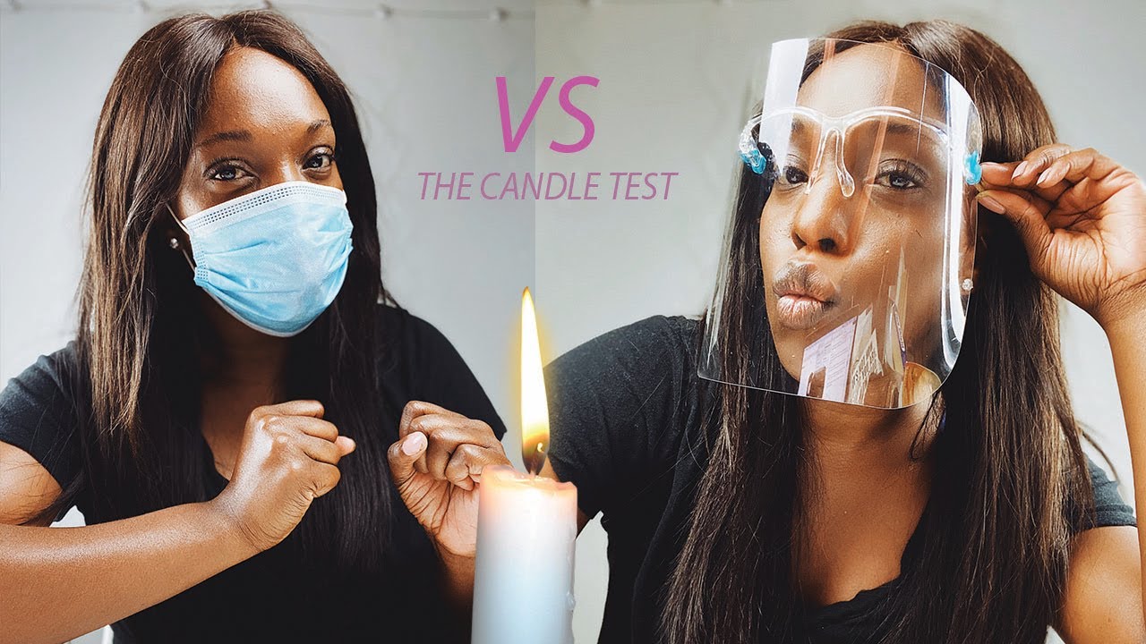 Is A Face Shield Better Protection Than A Face Mask? | I Tried The Candle Test