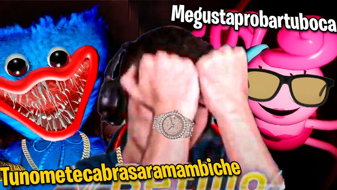 Poppy playtime pero puse reggaetón para que no diera miedo