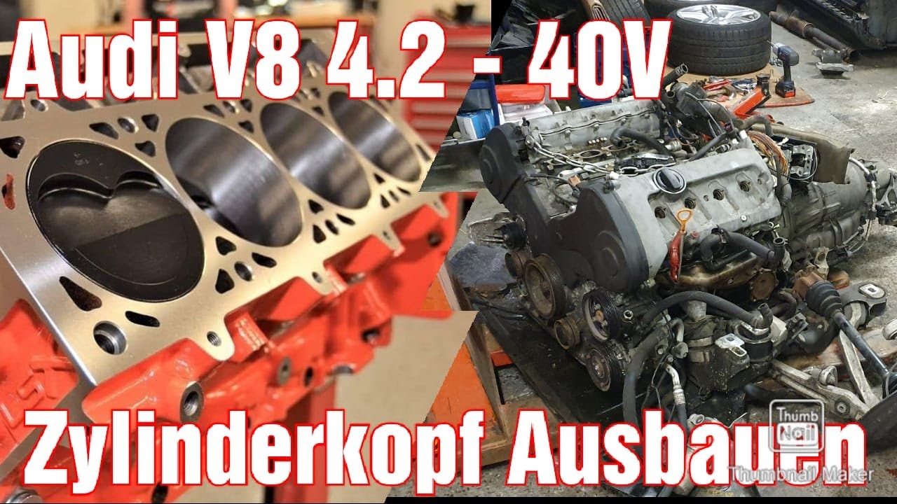 Zylinderkopf / Cylinderhead Nockenwellen Ausbauen Audi  V8 4.2 FSI