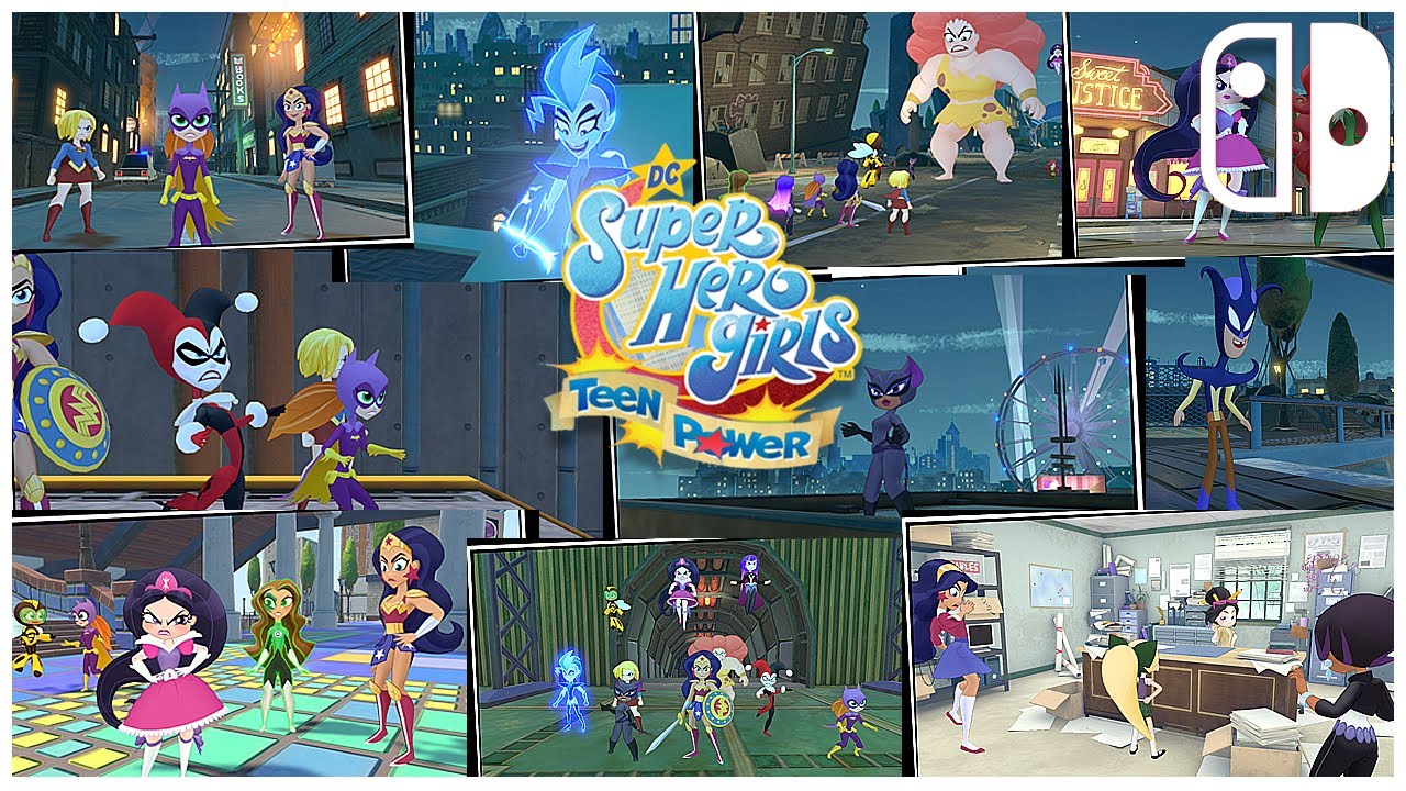 ALL CUTSCENES - DC Super Hero Girls Teen Power