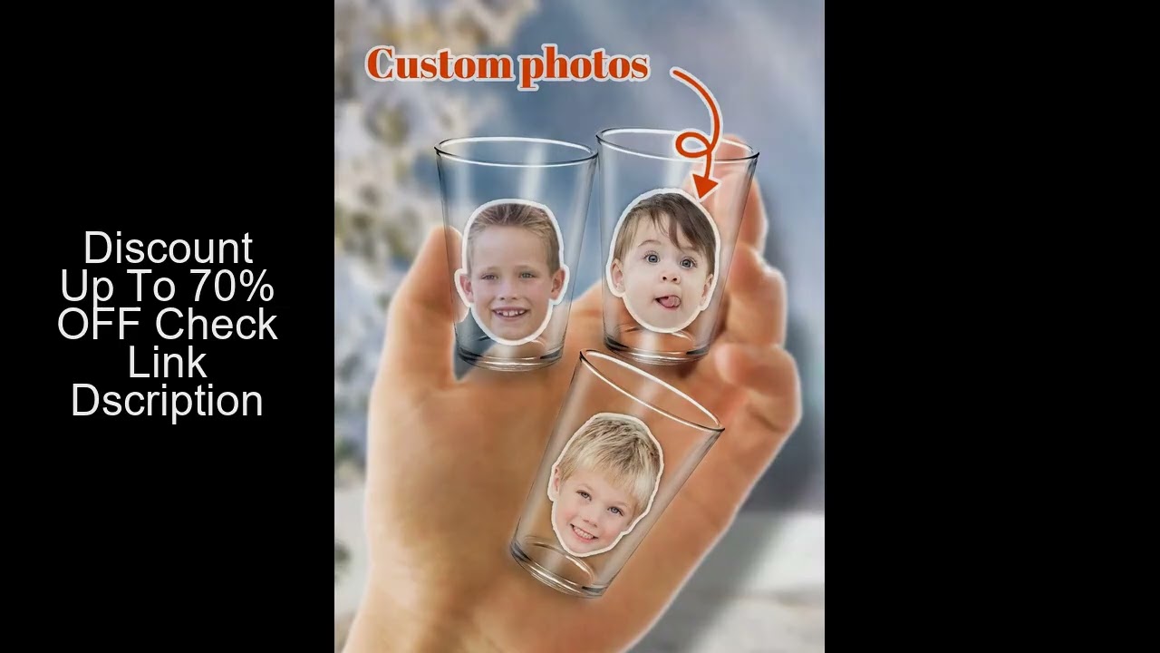 30-300Pcs Custom Photo Stickers For Kids, Customized Face Confetti Cup Stickers, Personalized Your P