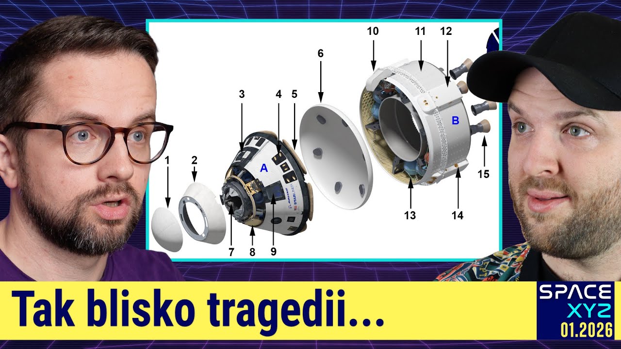 NASA ujawnia szokujący raport o Starlinerze, dobre i złe wieści o Artemis II - Space XYZ #75